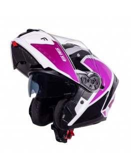 Pilot Spyder F-Line Black/Pink/White Gloss