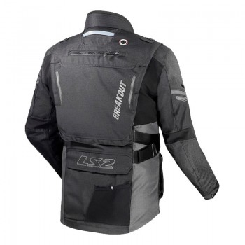 LS2 Breakout Jacket Black/Smoke