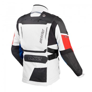 LS2 Breakout Jacket Grey/Blue/Red