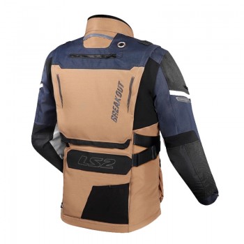 LS2 Breakout Jacket Sand/Blue/Grey