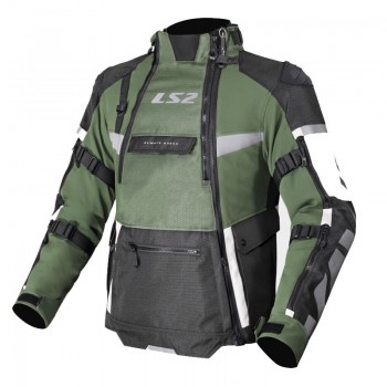 LS2 X-Master Man Jacket Black/Green/Grey