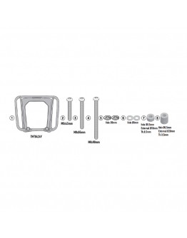 Givi Βάση Πλαϊνών Σάκων Triumph Scrambler 400 X 24-25/Speed 400 24-25 TMT6424