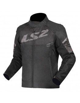 LS2 Apex Jacket Black/Dark Grey