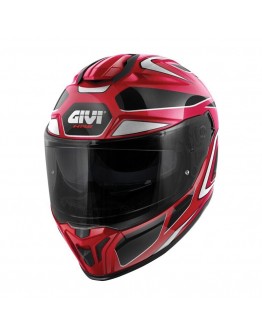 Givi H55.1 Zephir Bordeaux/Silver/Red Gloss Extra Smoke Visor + Pinlock