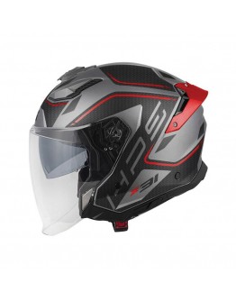 Givi X31 Black-Dark Titan/Red Gloss