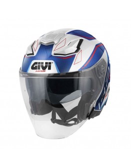 Givi X31 White Metal/Blue/Red Gloss