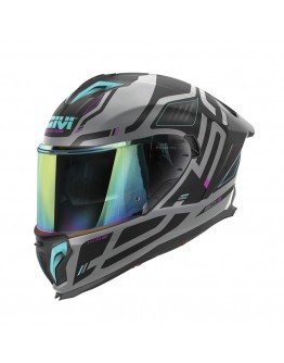 Givi H50.3 Quasar Grey / Fuchsia / Blue Matt Pinlock Included