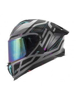 Givi H50.3 Quasar Grey / Fuchsia / Blue Matt Pinlock Included