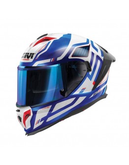 Givi H50.3 Quasar Metal Blue / White / Red Gloss Pinlock Included