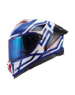 Givi H50.3 Quasar Metal Blue / White / Red Gloss Pinlock Included