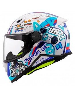 LS2 FF812 Kid Next Level Gloss White