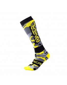 Oneal Pro MX Κάλτσες Hunter Black/Grey/Neon Yellow