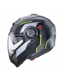 Caberg Duke Evo Move L1 Matt Gun Metal/Black/Yellow Fluo