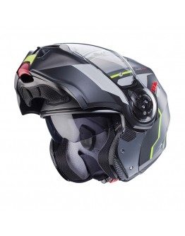 Caberg Duke Evo Move L1 Matt Gun Metal/Black/Yellow Fluo