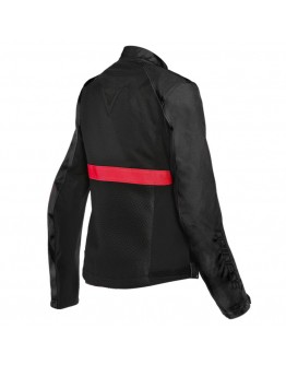 Dainese Ribelle Air Lady Tex Jacket Black/Lava-Red