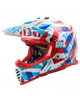 LS2 MX437J Fast Mini Evo Funky Red White