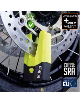 Urban Κλειδαριά Δισκοφρένου Mini U U9DY Yellow